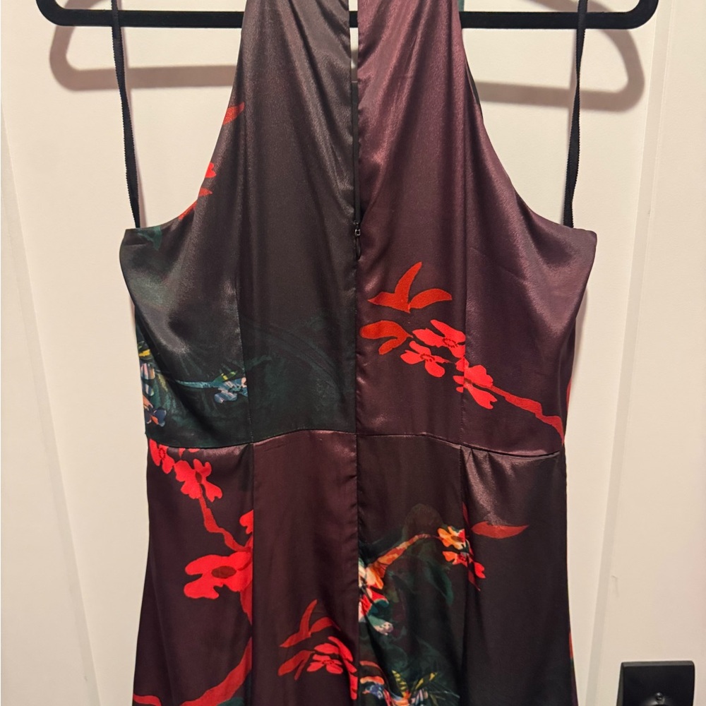 Anthropology Black and Red Floral Dress - Picture 9 of 12